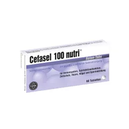 CEFASEL 100 maistinių seleno tablečių, 60 vnt