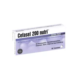 CEFASEL 200 maistinių seleno tablečių, 60 vnt