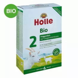 HOLLE Ekologiškas tęstinis pienas 2, kurio pagrindą sudaro ožkos pieno milteliai, 400 g