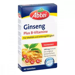ABTEI Ženšenis plius B grupės vitaminai, 40 kapsulių