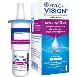 HYLO-VISION SafeDrop Gel akių lašai, 10 ml