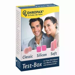 Ohropax bandymo dėžutė 3 tipų ausų kištukai (3x2 vnt.)