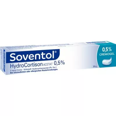 SOVENTOL Hidrokortizono acetato 0,5 % kremas, 30 g