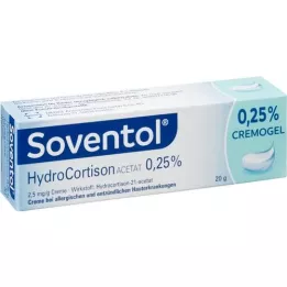 SOVENTOL Hidrokortizono acetato 0,25 % kremas, 20 g