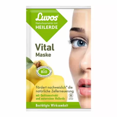 Luvos Natural Cosmetics gydomoji molio kaukė Vital, 2X7,5 ml Luvos Natural Cosmetics gydomoji molio kaukė Vital, 2X7,5 ml