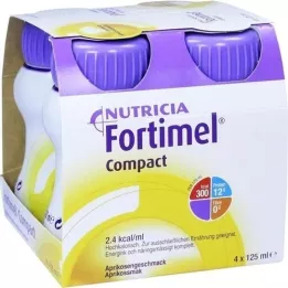 FORTIMEL Compact 2.4 abrikosų skonio, 4X125 ml