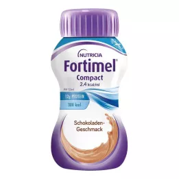 FORTIMEL Compact 2.4 Šokolado skonio, 4X125 ml