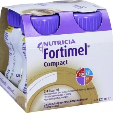 FORTIMEL Compact 2.4 Cappuccino skonio, 4X125 ml