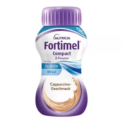 Fortimel Compact 2,4 cappuccino skonio, 4X125 ml Fortimel Compact 2,4 cappuccino skonio, 4X125 ml