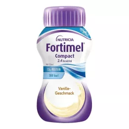 FORTIMEL Compact 2.4 vanilės skonio 8X4X125 ml