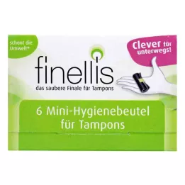 FINELLIS Mini higieninis maišelis tamponams keliaujant, 6 vnt