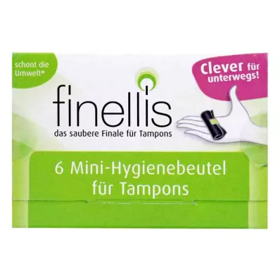 Finellis mini higieniniai maišeliai tamponams keliaujant (6 vnt.) Finellis mini higieniniai maišeliai tamponams keliaujant (6 vnt.)