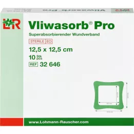 VLIWASORB Pro superabsorb.comp.sterile 12,5x12,5 cm, 10 vnt