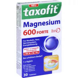 TAXOFIT Magnis 600 FORTE Depot tabletės, 30 kapsulių