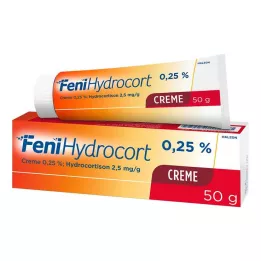 FENIHYDROCORT Kremas 0,25 %, 50 g