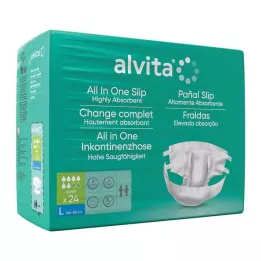 ALVITA Viskas viename šlapimo nelaikymo kelnaitės super large day, 24 vnt