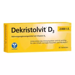 DEKRISTOLVIT D3 2 000 TV tablečių, 30 vnt