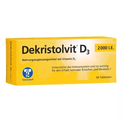 Dekristolvit D3 2000 TV tabletės, 60 vnt