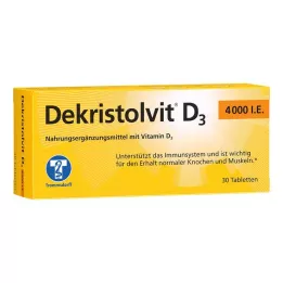 DEKRISTOLVIT D3 4000 TV tablečių, 30 vnt