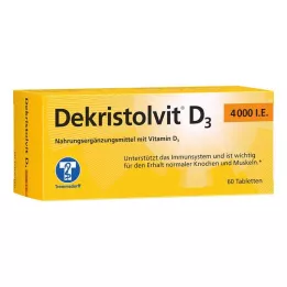 DEKRISTOLVIT D3 4000 TV tabletės, 60 vnt