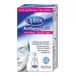 OPTREX ActiSpray 2in1 sausoms ir sudirgusioms akims, 10 ml