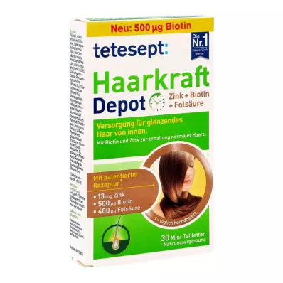 Tetesept Haarkraft Depot plėvele dengtos tabletės (30 vnt.)