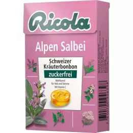 RICOLA o.Z.Box Sage Alps šalavijų saldainiai, 50 g