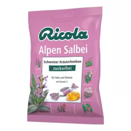 RICOLA o.Z.Beutel Salbei Alpen šalavijų saldainiai, 75 g