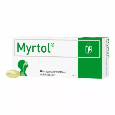 Myrtol® minkštos kapsulės, 20 vnt Myrtol® minkštos kapsulės, 20 vnt