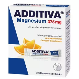ADDITIVA Magnis 375 mg apelsinų lazdelės, 20 vnt
