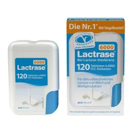 Lactrase 6000 FCC tablečių paspaudimo dozatoriuje, 120 vnt