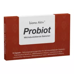BIOMO Aktyvios probiotinės kapsulės, 15 vnt
