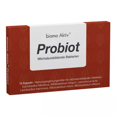 Biomo Active Probiot kapsulės, 15 vnt