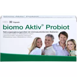 BIOMO Active Probiotic kapsulės, 30 kapsulių