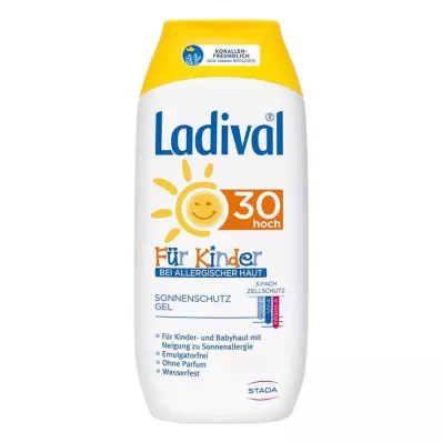 LADIVAL Vaikų alerginės odos gelis LSF 30, 200 ml