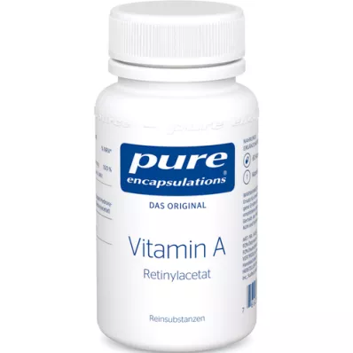 PURE ENCAPSULATIONS Vitamino A retinilo acetato kapsulės, 60 vnt
