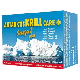 ANTARKTIS Krill Care Capsules, 60 kapsulių