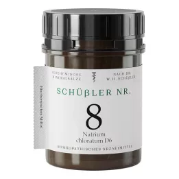 SCHÜSSLER Nr.8 Sodium chloratum D 6 tabletės, 400 kapsulių