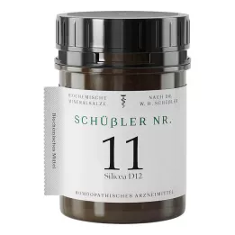 SCHÜSSLER Nr.11 Silicea D 12 tablečių, 400 kapsulių