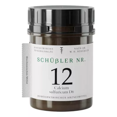 Schüssler No.12 Calcium sulfuricum D 6 tabletės, 400 vnt