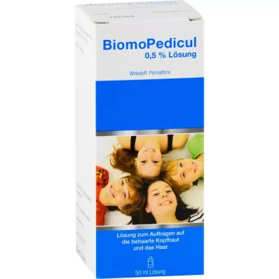 BIOMOPEDICUL 0,5 % tirpalas, 50 ml