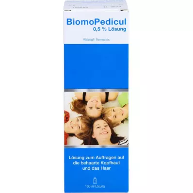 BIOMOPEDICUL 0,5 % tirpalas, 100 ml