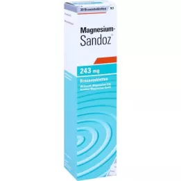 MAGNESIUM SANDOZ 243 mg putojančios tabletės, 20 vnt