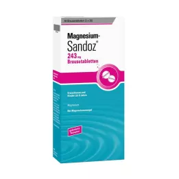 MAGNESIUM SANDOZ 243 mg putojančios tabletės, 40 vnt
