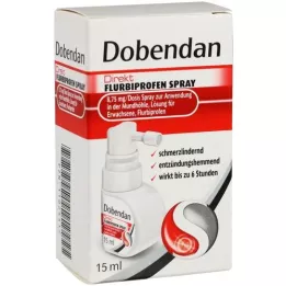DOBENDAN Tiesioginis flurbiprofeno purškalas 8,75mg/dos.mouth, 15 ml