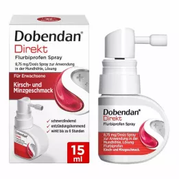 DOBENDAN Tiesioginis flurbiprofeno purškalas 8,75mg/dos.mouth, 15 ml