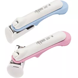 NIPPES Saugios kūdikių nagų žnyplės Nr. 122R, 1 vnt