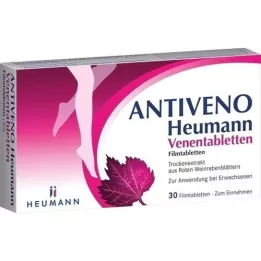 ANTIVENO Heumann venų tabletės 360 mg plėvele dengtos tabletės, 30 vnt