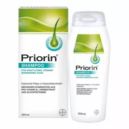 PRIORIN Šampūnas silpniems, plonėjantiems plaukams, 200 ml