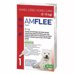 Amflee 67 mg mažiems šunims, 3 vnt